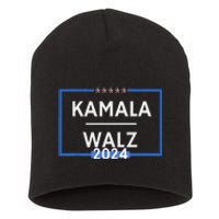 Kamala Walz 2024 Is President Election Is Vote Democratic Short Acrylic Beanie