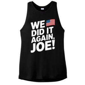 Kamala Wins 2024 We Did It Again Joe! Premium Ladies PosiCharge Tri-Blend Wicking Tank