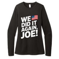 Kamala Wins 2024 We Did It Again Joe! Premium Womens CVC Long Sleeve Shirt