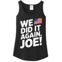 Kamala Wins 2024 We Did It Again Joe! Premium Ladies Essential Tank