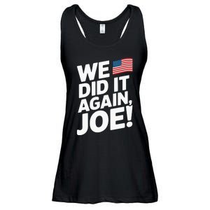 Kamala Wins 2024 We Did It Again Joe! Premium Ladies Essential Flowy Tank