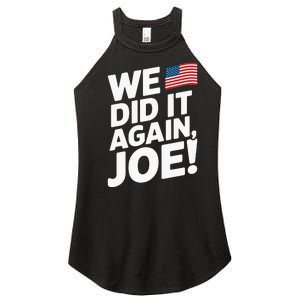 Kamala Wins 2024 We Did It Again Joe! Premium Women's Perfect Tri Rocker Tank