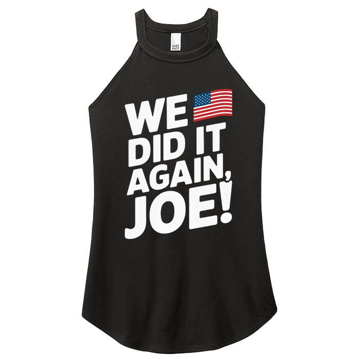 Kamala Wins 2024 We Did It Again Joe! Premium Women's Perfect Tri Rocker Tank