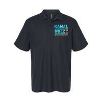 Kamala Waltz 2024 WeRe Not Going Back Harris Election Team Softstyle Adult Sport Polo