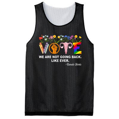 Kamala We Are Not Going Back Like Ever Feminist Human Rights Mesh Reversible Basketball Jersey Tank