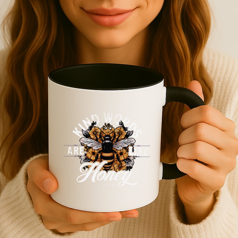 Kind Words Are Like Honey Bible Verse Christian Prayer Mug