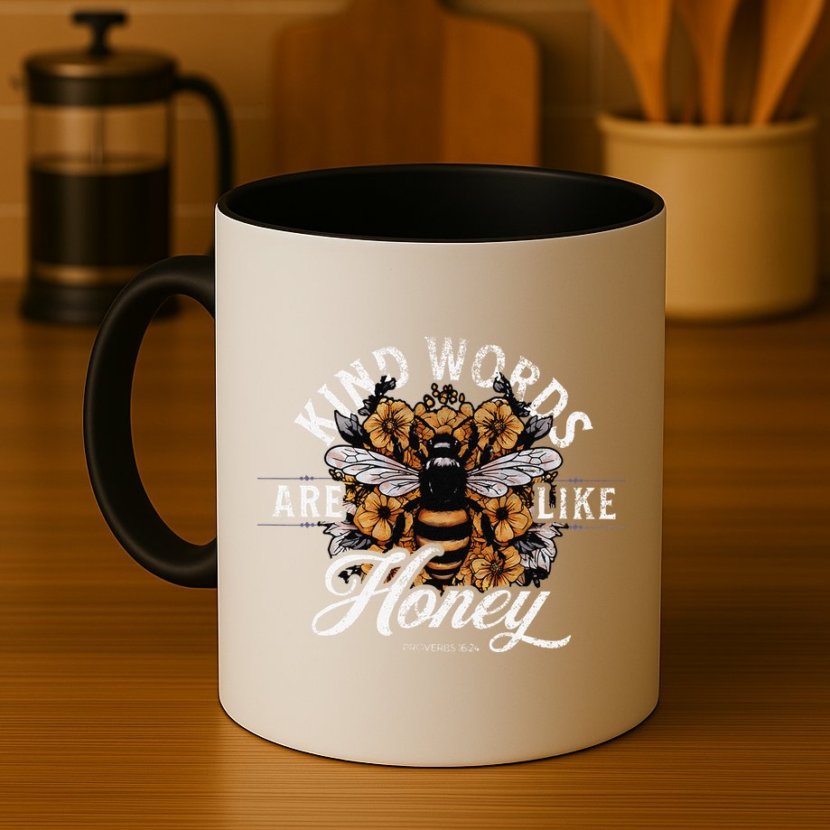 Kind Words Are Like Honey Bible Verse Christian Prayer Mug