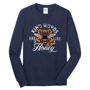 Kind Words Are Like Honey Bible Verse Christian Prayer Tall Long Sleeve T-Shirt