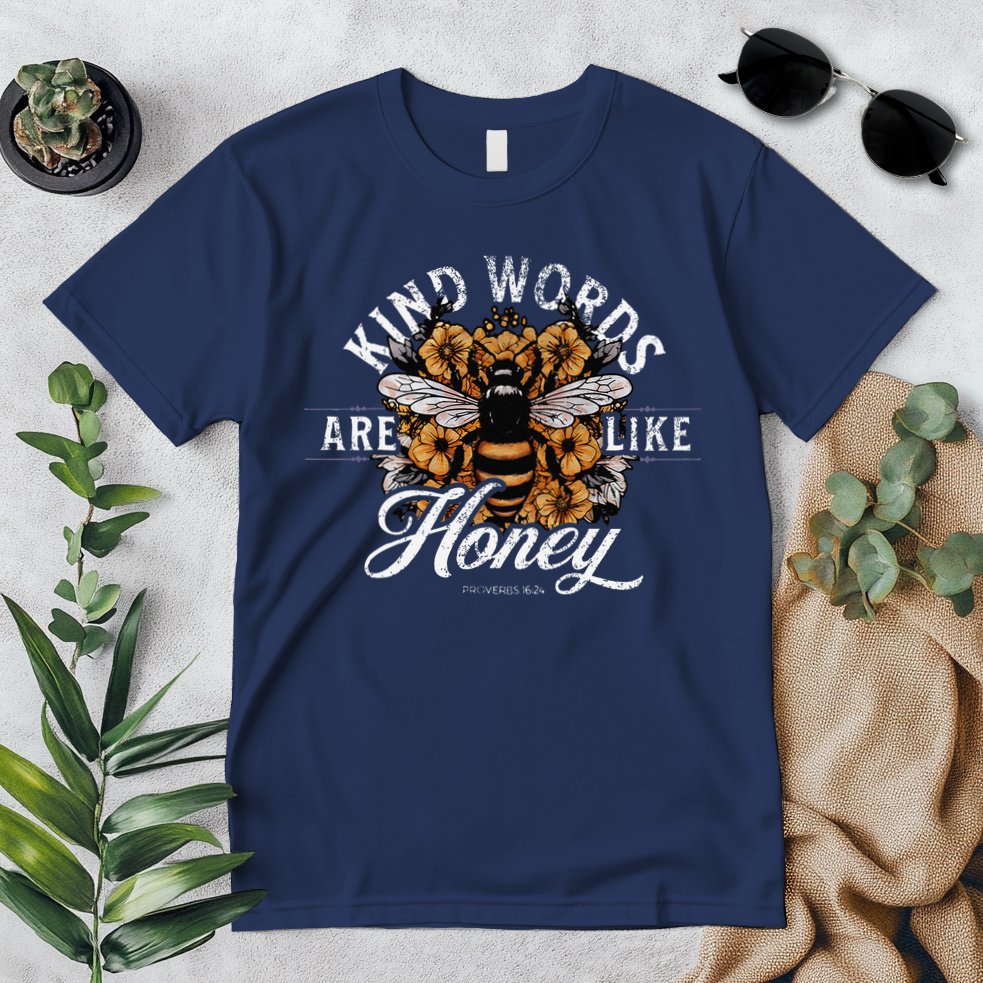 Kind Words Are Like Honey Bible Verse Christian Prayer Premium T-Shirt