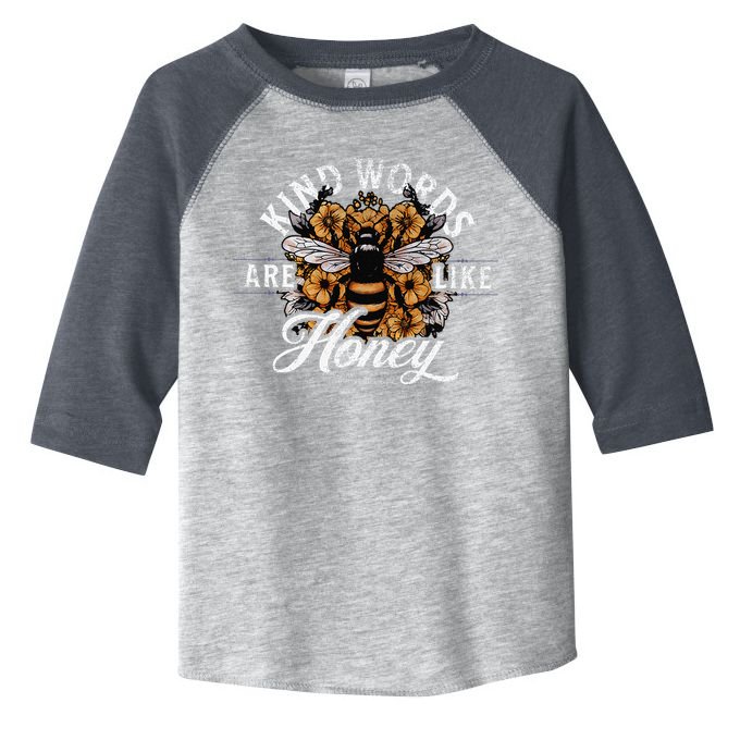 Kind Words Are Like Honey Bible Verse Christian Prayer Toddler Fine Jersey T-Shirt