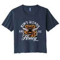 Kind Words Are Like Honey Bible Verse Christian Prayer Women's Crop Top Tee