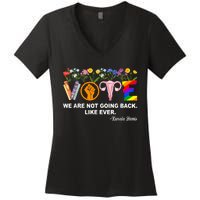 Kamala We Are Not Going Back Like Ever Feminist Human Rights Women's V-Neck T-Shirt