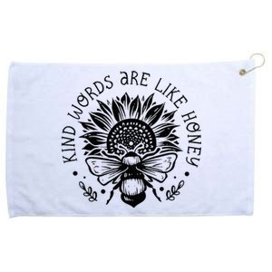 Kind Words Are Like Honey Jesus Christian Grommeted Golf Towel