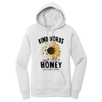 Kind Words Are Like Honey Jesus Christian Women Bible Women's Pullover Hoodie