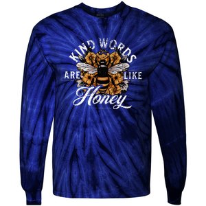 Kind Words Are Like Honey Bible Verse Christian Prayer Tie-Dye Long Sleeve Shirt