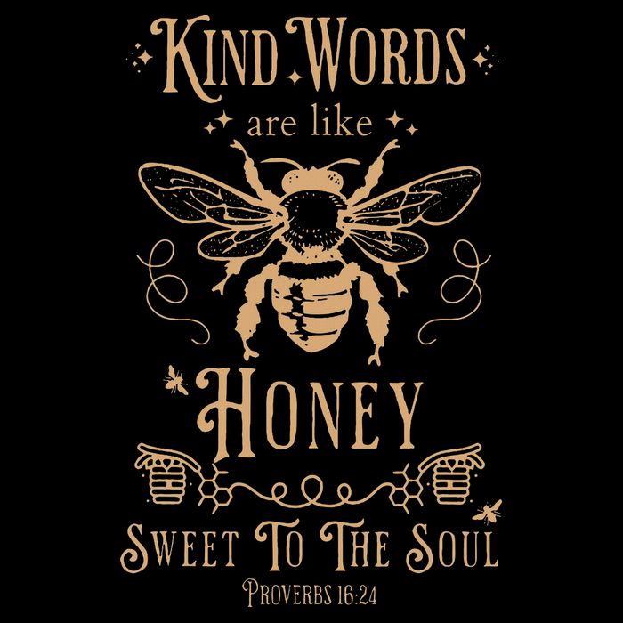 Kind Words Are Like Honey Bible Verse Christian Prayer Womens Tank Top
