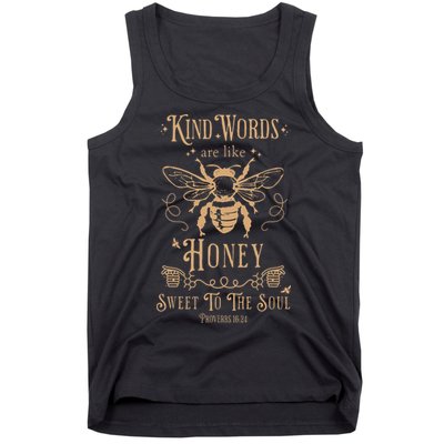 Kind Words Are Like Honey Bible Verse Christian Prayer Tank Top