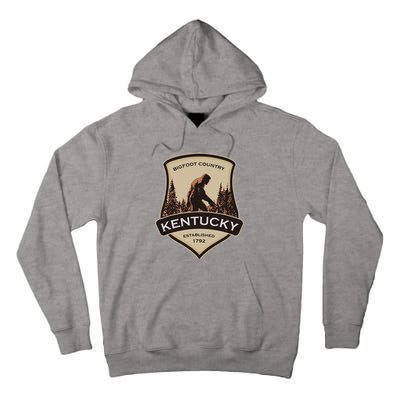 Kentucky With A Bigfoot Or A Sasquatch Tall Hoodie