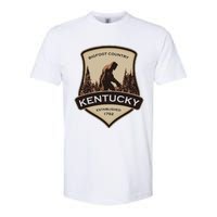 Kentucky With A Bigfoot Or A Sasquatch Softstyle CVC T-Shirt