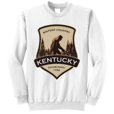 Kentucky With A Bigfoot Or A Sasquatch Sweatshirt