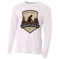 Kentucky With A Bigfoot Or A Sasquatch Cooling Performance Long Sleeve Crew