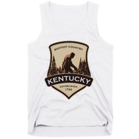 Kentucky With A Bigfoot Or A Sasquatch Tank Top