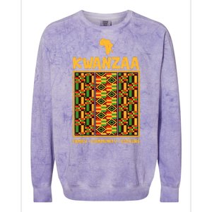 Kwanzaa Family Community Culture Colorblast Crewneck Sweatshirt