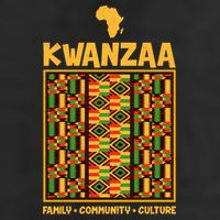 Kwanzaa Family Community Culture 7 Panel Mesh Trucker Snapback Hat