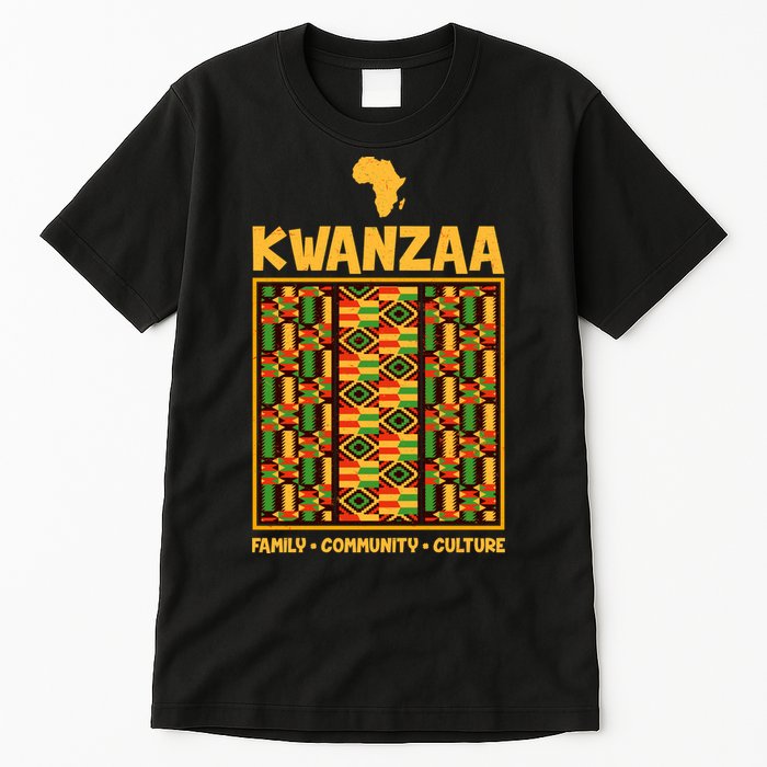 Kwanzaa Family Community Culture Tall T-Shirt