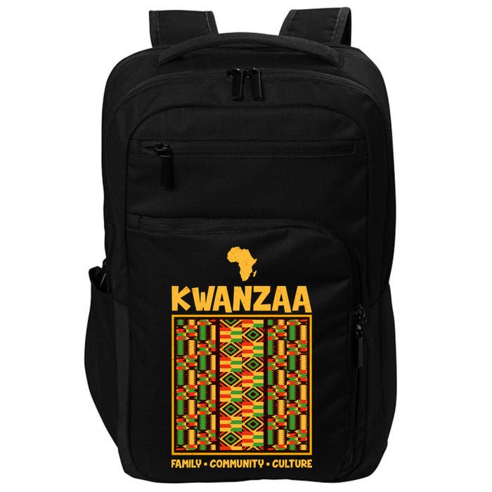Kwanzaa Family Community Culture Impact Tech Backpack