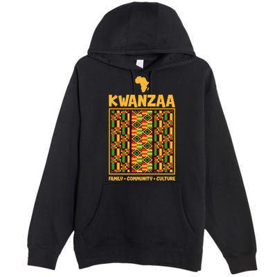 Kwanzaa Family Community Culture Premium Pullover Hoodie