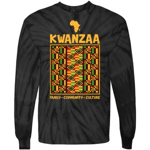 Kwanzaa Family Community Culture Tie-Dye Long Sleeve Shirt