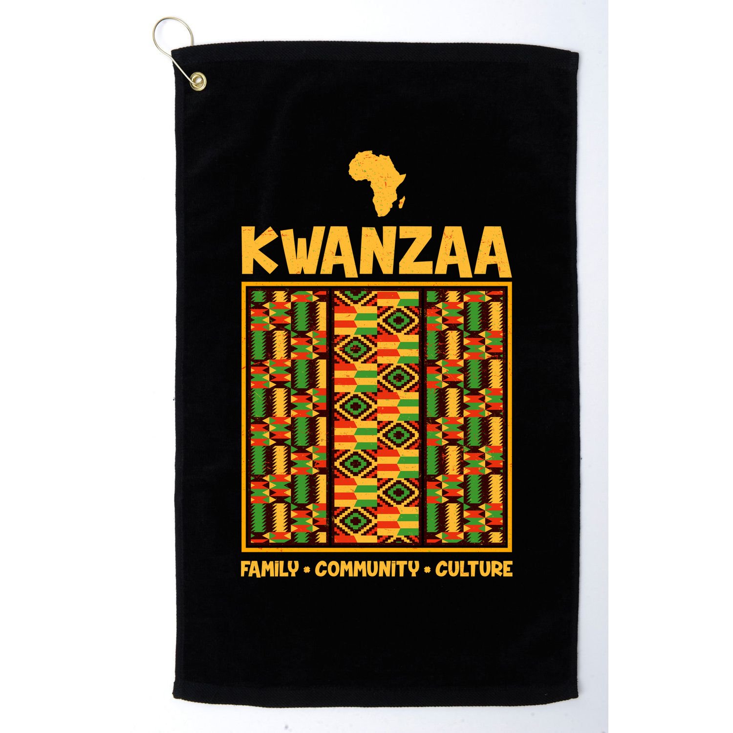 Kwanzaa Family Community Culture Golf Towel