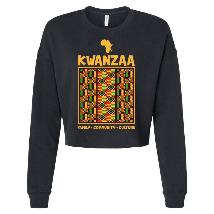 Kwanzaa Family Community Culture Cropped Pullover Crew