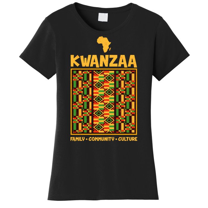 Kwanzaa Family Community Culture Women's T-Shirt