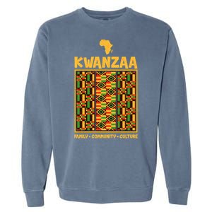 Kwanzaa Family Community Culture Garment-Dyed Sweatshirt