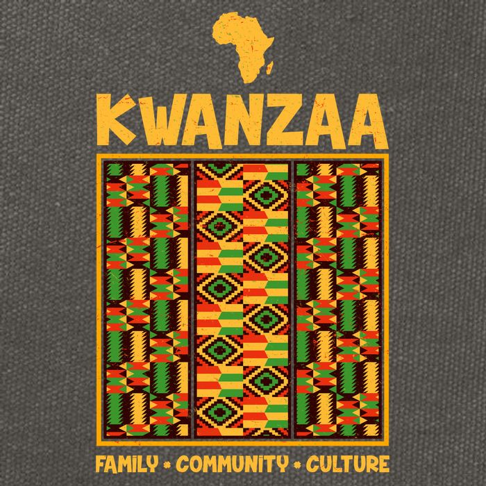 Kwanzaa Family Community Culture Cotton Canvas Backpack