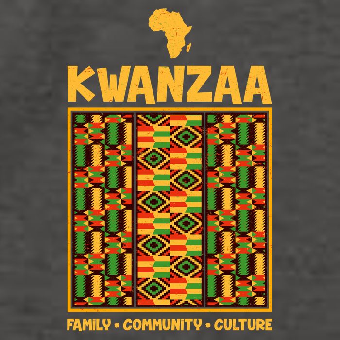 Kwanzaa Family Community Culture Vector Backpack