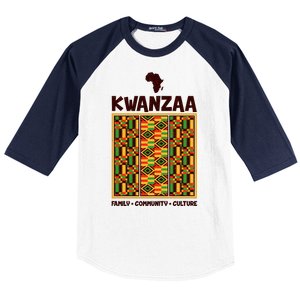 Kwanzaa Family Community Culture Baseball Sleeve Shirt