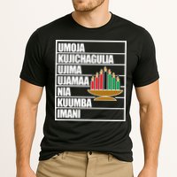Kwanzaa Holiday Principles Kinara Candles Cooling Performance Crew T-Shirt