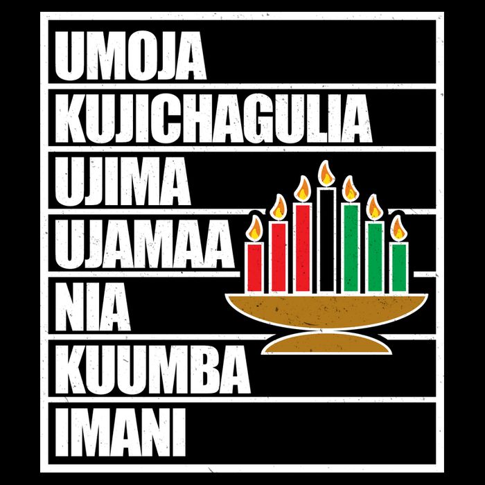 Kwanzaa Holiday Principles Kinara Candles 16 in Basic Backpack