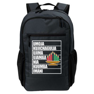 Kwanzaa Holiday Principles Kinara Candles Daily Commute Backpack