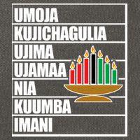 Kwanzaa Holiday Principles Kinara Candles Cotton Canvas Backpack