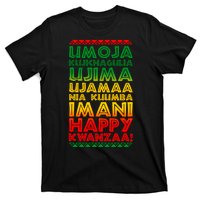 Kwanzaa Holiday Principles Traditional Colors T-Shirt