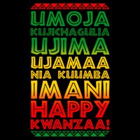 Kwanzaa Holiday Principles Traditional Colors Backpack