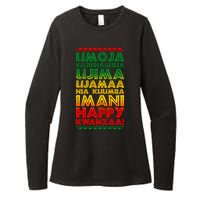 Kwanzaa Holiday Principles Traditional Colors Womens CVC Long Sleeve Shirt