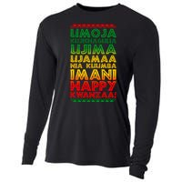 Kwanzaa Holiday Principles Traditional Colors Cooling Performance Long Sleeve Crew