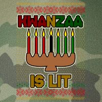 Kwanzaa is Lit Kinara Candles Ugly Kwanzaa Sweater Legacy Tie Dye Trucker Hat