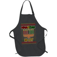 Kwanzaa is Lit Kinara Candles Ugly Kwanzaa Sweater Apron