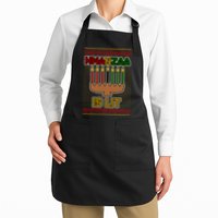 Kwanzaa is Lit Kinara Candles Ugly Kwanzaa Sweater Apron